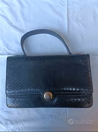 Borsa in pitone originale anni ’40 – pezzo vintage