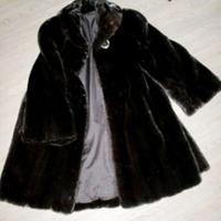 Pelliccia in v i s o n e  testa di moro – Vintage