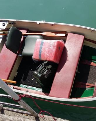 barca in alluminio canadian con motore e carrello