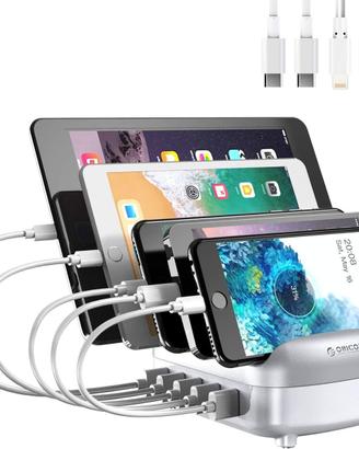 Caricabatterie Smart USB 40W con 5