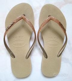 Infradito HAVAIANAS SLIM GLITTER II 41 42 piscina