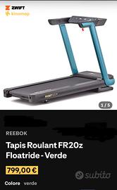 tapis roulant reebok fr20z +
