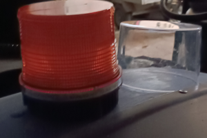 Lampeggiante con calamita