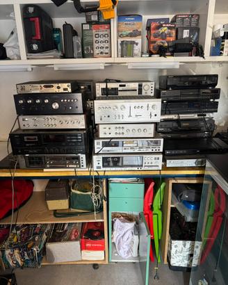 Elettronica vintage, piastre, amplificatori, casse
