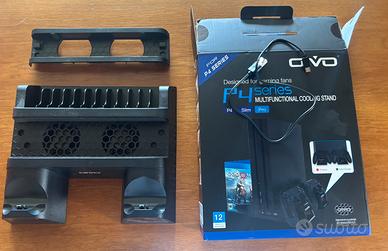 Joystick + Base Ricarica PS4 + Porta Giochi