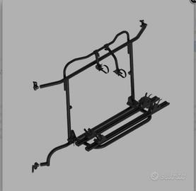 Eurocarry portabici 2 biciclette per fiat ducato