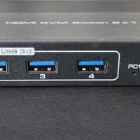 KVM Switch USB3.0 8K 60Hz 4K 120Hz 2PC 1 Monitor