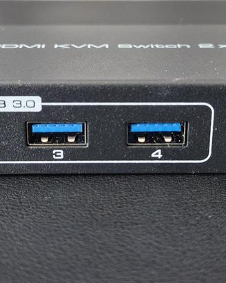 KVM Switch USB3.0 8K 60Hz 4K 120Hz 2PC 1 Monitor