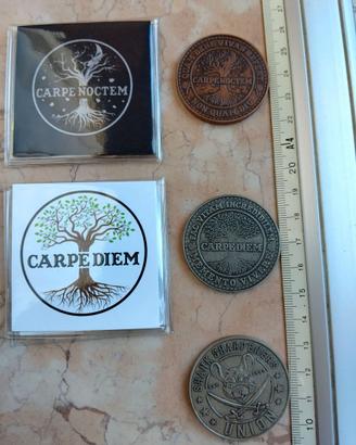 Medaglie da collezione Memento Mori, Carpe Diem…