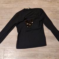 Maglia con pagliettes Armani