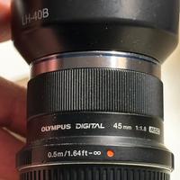 Obiettivo Olympus 45 mm 1: 1,8