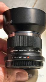 Obiettivo Olympus 45 mm 1: 1,8