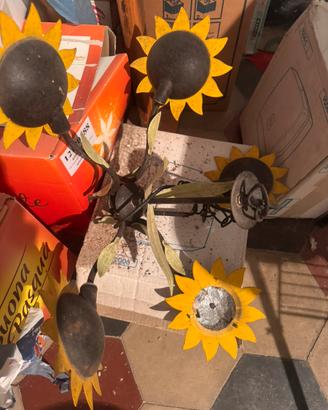 Lampadario girasoli