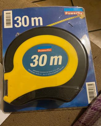 Metro a nastro 30 metri POWERFIX. NUOVO