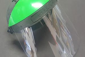 Mascherina protettiva in policarbonato