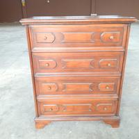 Scarpiera in arte povera noce medio