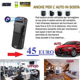 DASH CAM auto Telecamera spia infrarossi notturna