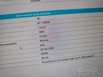batteria schimano 630 