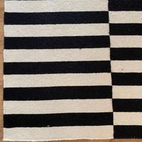 Tappeto bianco e nero IKEA