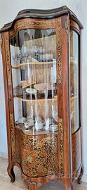 vetrina Boulle con intarsi