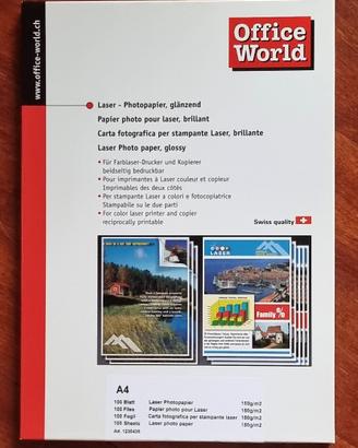 Carta fotografica stampanti laser e fotocopiatrici