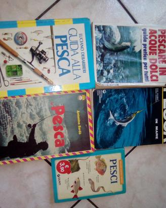 Libri pesca pesci vintage