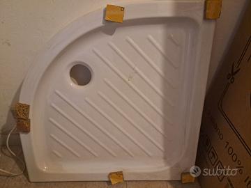 Piatto doccia ce angolare 80x80 e box doccia NUOVI