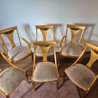 SEDIE DORATE SET DA 6