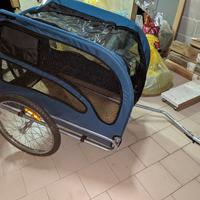 carrello porta cane per bici