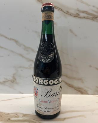 1958 Giacomo Borgogno & figli Barolo riserva DOC