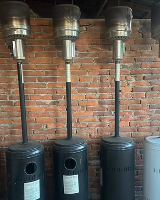4 Funghi riscaldanti da esterno