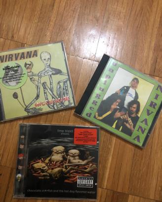 3 cd originali nirvana - limp bizkit