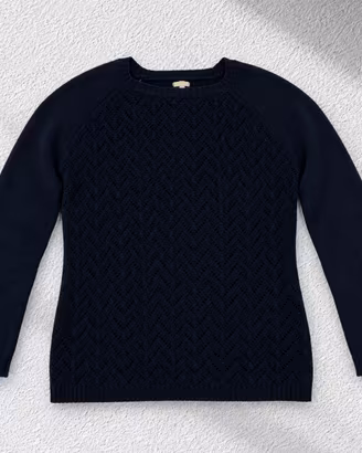 Maglione OVS Donna M Blu Lavorazione Traforata