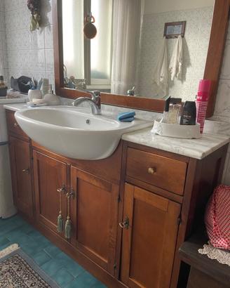 Mobile bagno stile arte povera