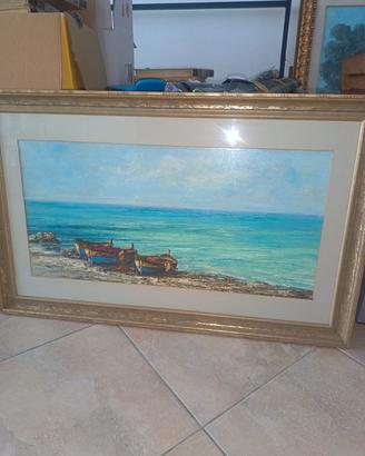 quadro ad olio mare