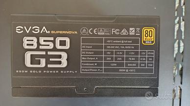 Alimentatore EVGA SuperNova 850 G3 - 80 Plus 