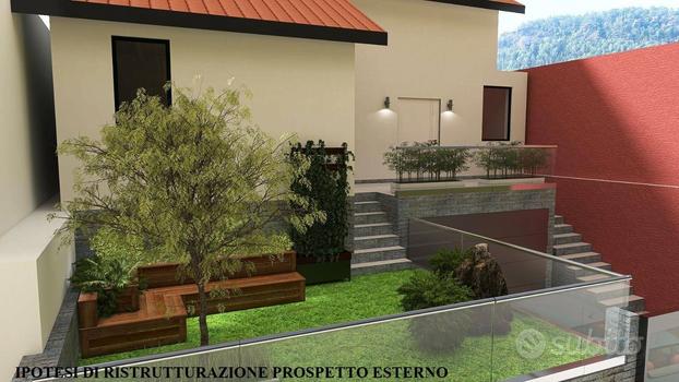 Rustico con giardino, progetto approvato - Milo