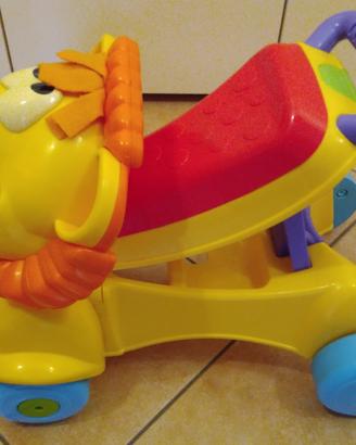 Leone cavalcabile Fisher Price