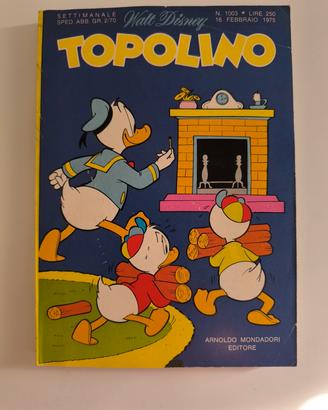 Topolino n.1003 del 16 febbraio 1975