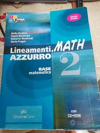 9788853818461 Lineamenti math azzurro VOL.2