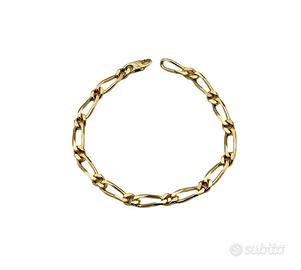 Bracciale da uomo realizzato in oro giallo 18 kt.