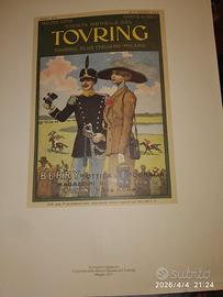 Poster di copertina della rivista Touring Club Ita