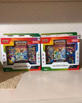 Pokemon primi compagni d’avventura serie 1 x2