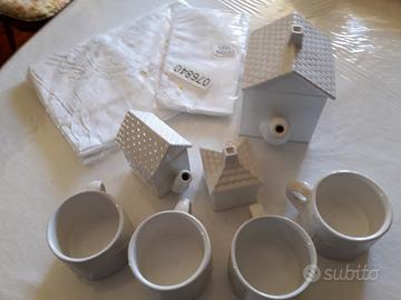 Servizio tazze molino bianco