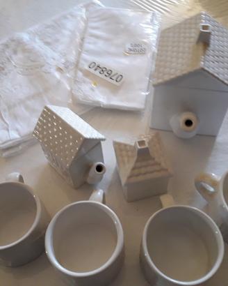 Servizio tazze molino bianco