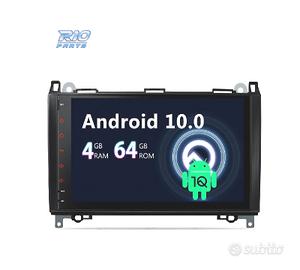 RADIO GPS ANDROID 14 PER MERCEDES CLASSE A B VITO 