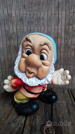 pupazzo gomma nano dei 7 nani ledra Disney vintage