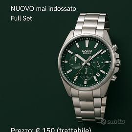 Casio Edifice EFV-610D-3CVUEF – Full Set – NUOVO