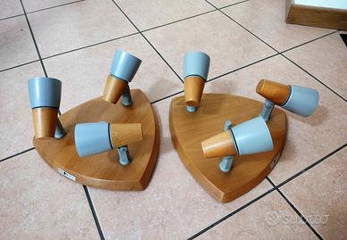 2 x Faretti da soffitto a 3 luci