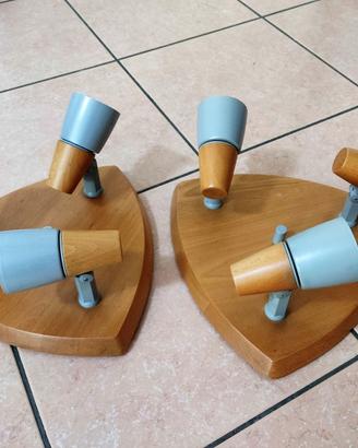 2 x Faretti da soffitto a 3 luci